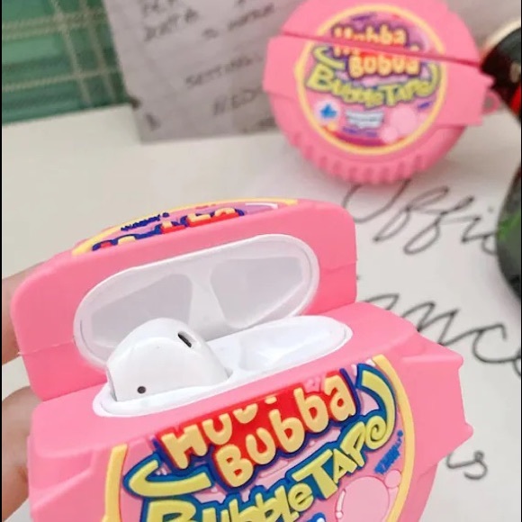 Cell Phones & Accessories Airpod Case Hubba Bubba Pink Bubblegum
